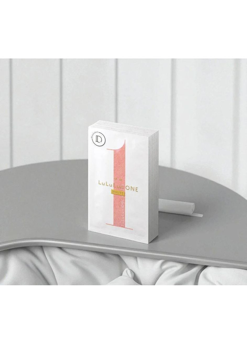 Premium Face Mask One White освітлююча маска для сяйва та свіжості шкіри, 1 шт х 5 уп LuLuLun (356109706)