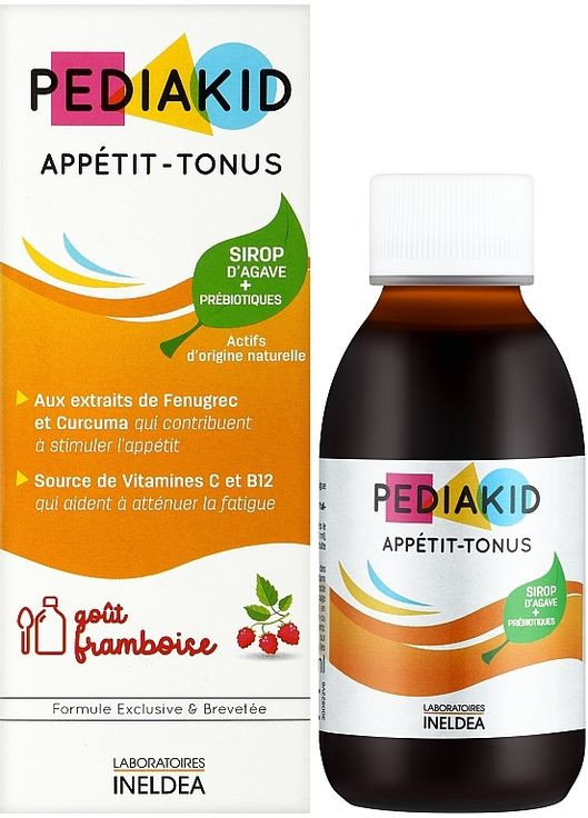 Питний "Апетит-Тонус. Малина" для відновлення апетиту та фізичного тонусу Appetit-Tonus 125ml (1322188-32961038) Pediakid (368628524)