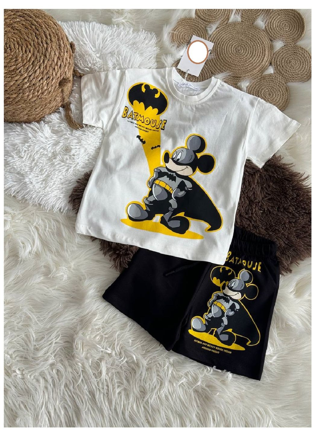 Комплект (футболка, шорты) Mickey Mouse (Микки Маус) KSTRW178712 Disney футболка+шорти (294206718)
