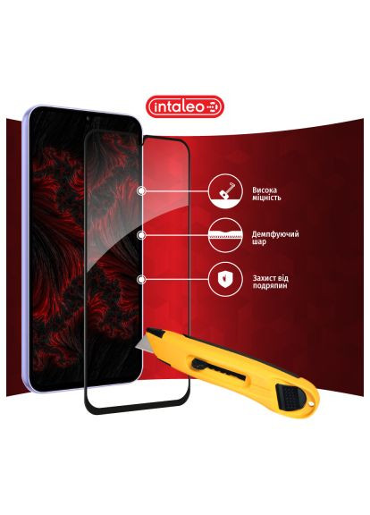 Стекло защитное (1283126559839) Intaleo Full Glue Samsung A34 5G Black (366497006)