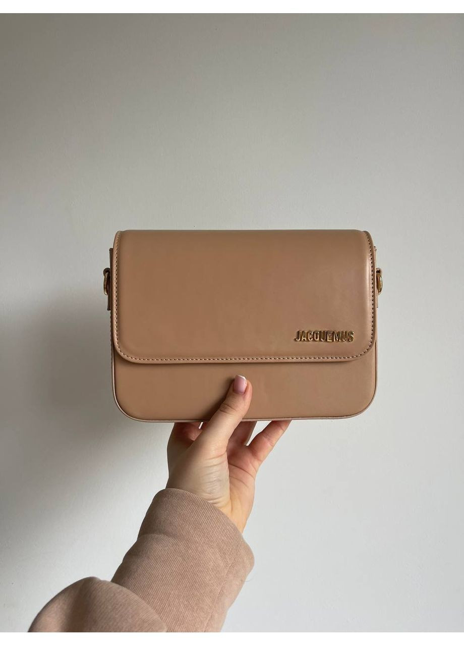 Женская сумка Jacquemus Le Carinu Beige Жакмюс клатч кросс боди Бежевая классическая No Brand (362045794)