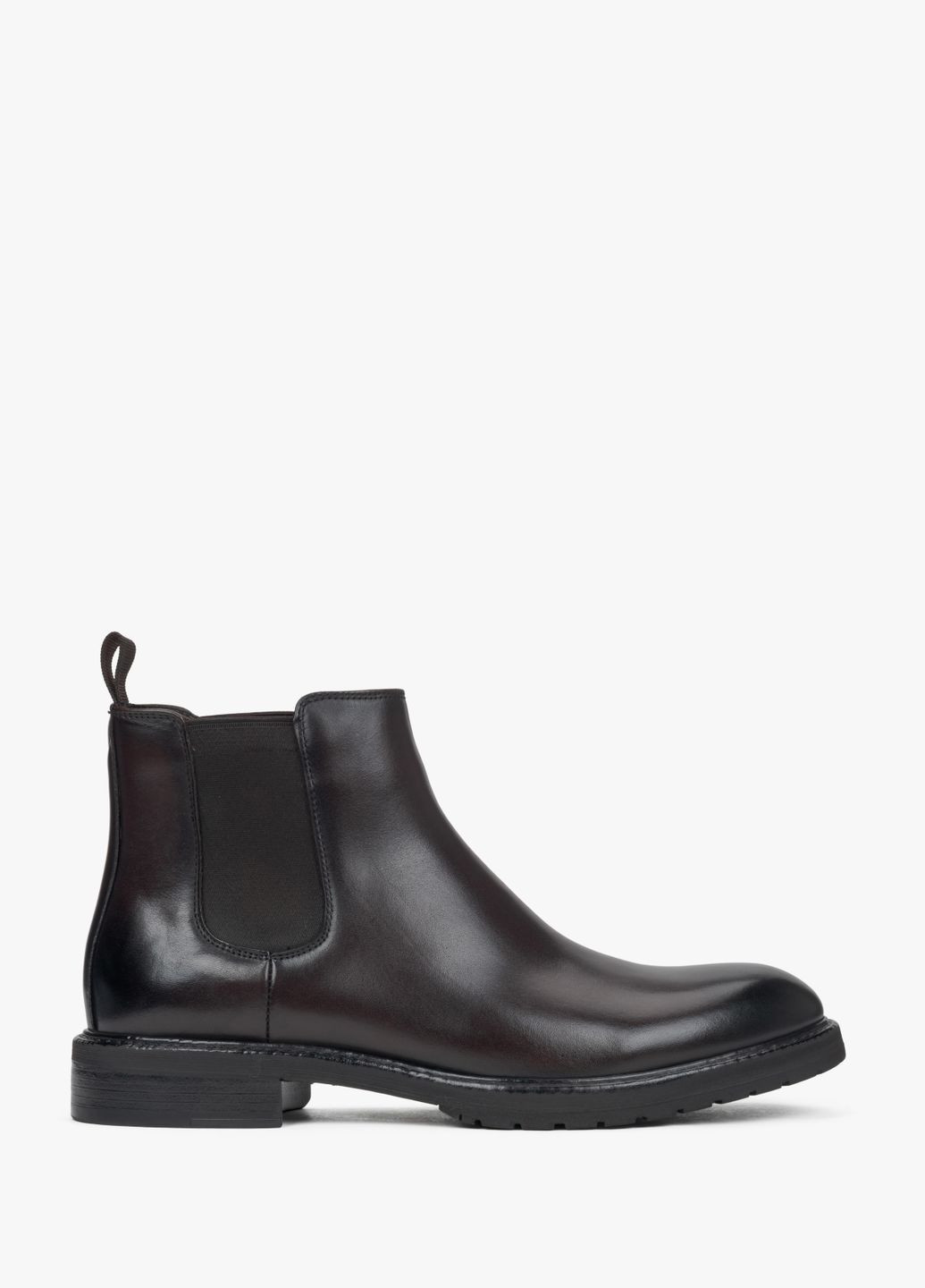 Коричневые осенние челси, цвет коричневый Estro