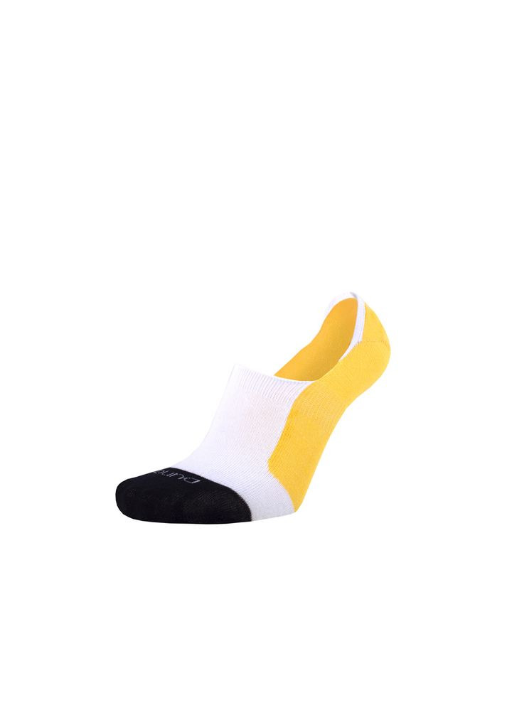 Подследники женские с силиконом на пятке с хлопка, желтого цвета 3133 Желтый Duna (297847836)