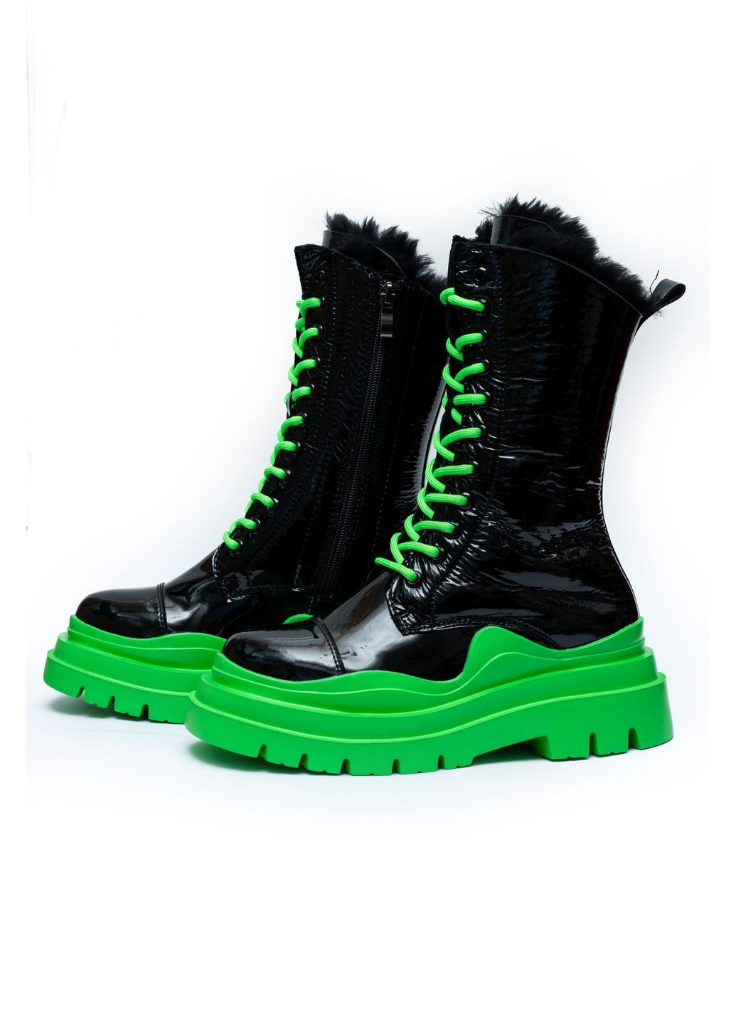 Зимние ботинки 00989 черные Verendina