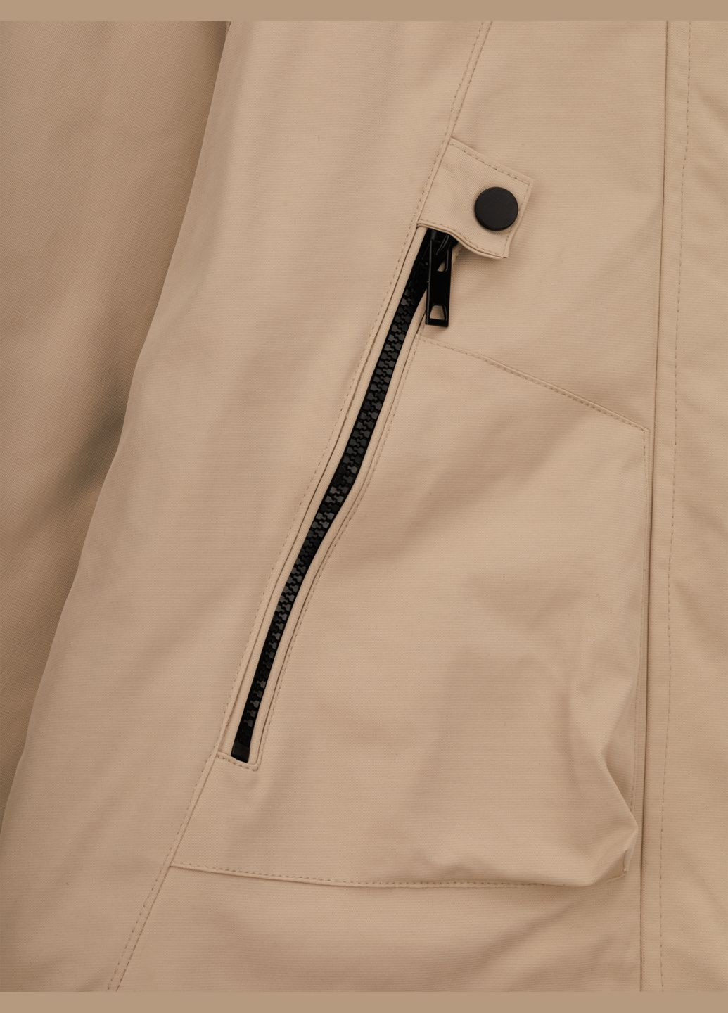 Бежевая демисезонная ветровка No Brand