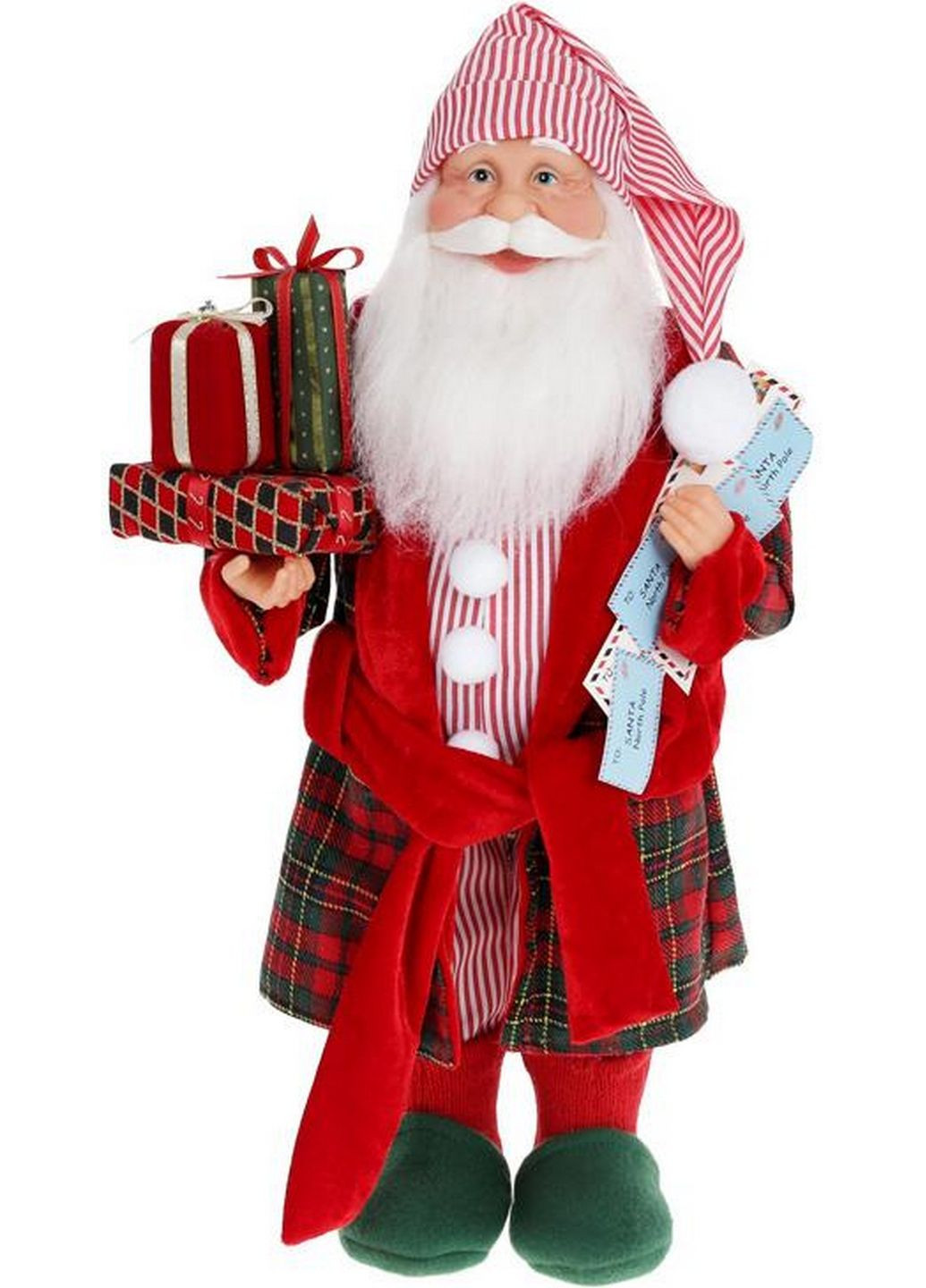 Мягкая игрушка "Санта в Пижаме" 20,5х13х46 см Bona (289459743)