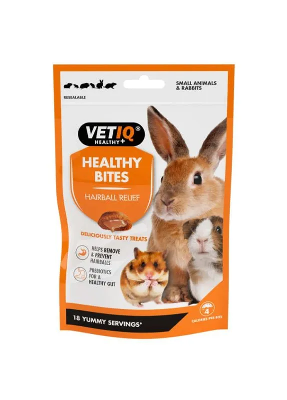 Healthy Bites - Ласощі для виведення шерсті та запобігання утворенню волосяних грудок для кроликів та гризунів - 30 г Nechay ZOO (395441285)