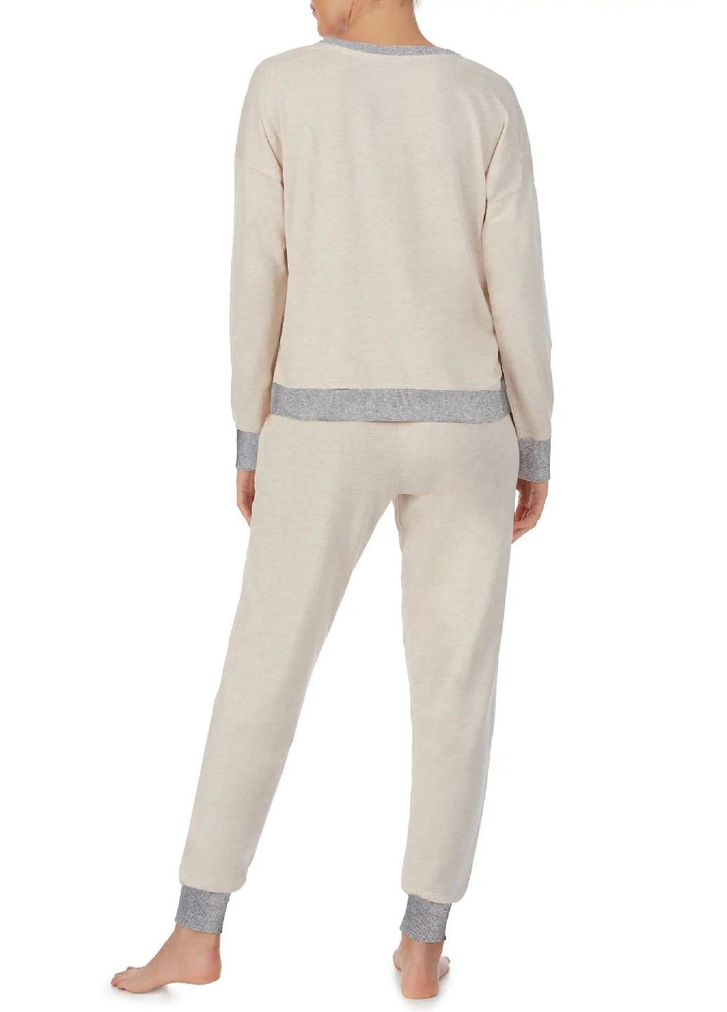 Світло-бежевий демісезонний трикотажний комплект DKNY YI2919259/254 New Signature heather