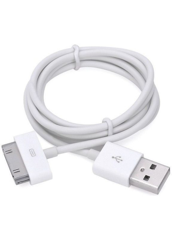 Кабель IPhone 3 4 4s USB — 30pin 1 м білий Remax (282001318)