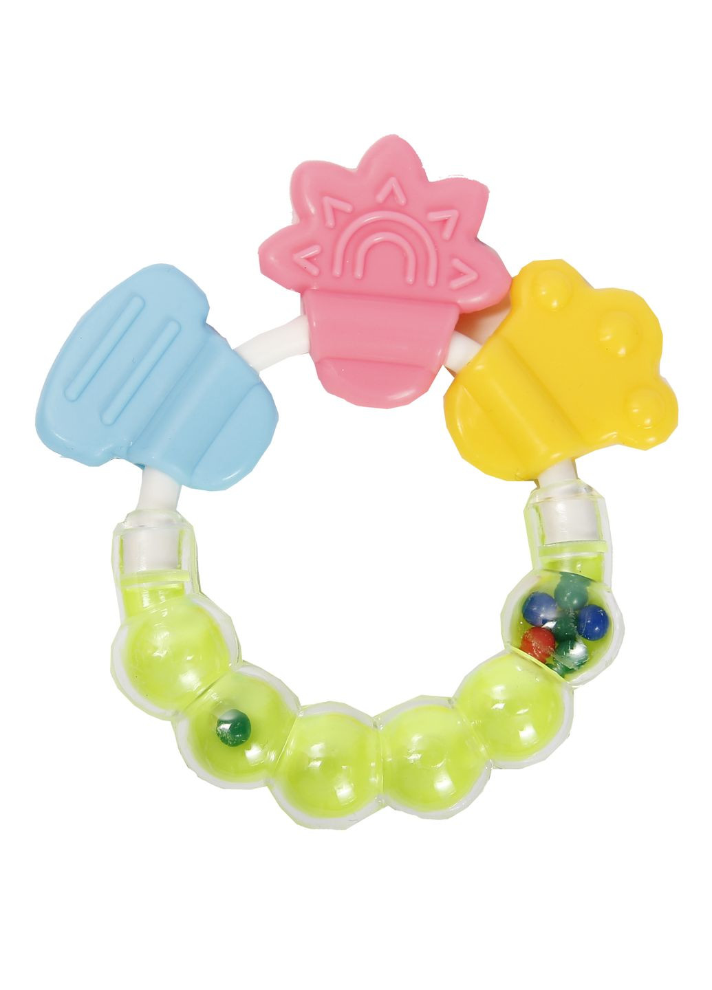 Прорізувач-брязкальце, салатовий () Курносики 7044 сал (328398723)