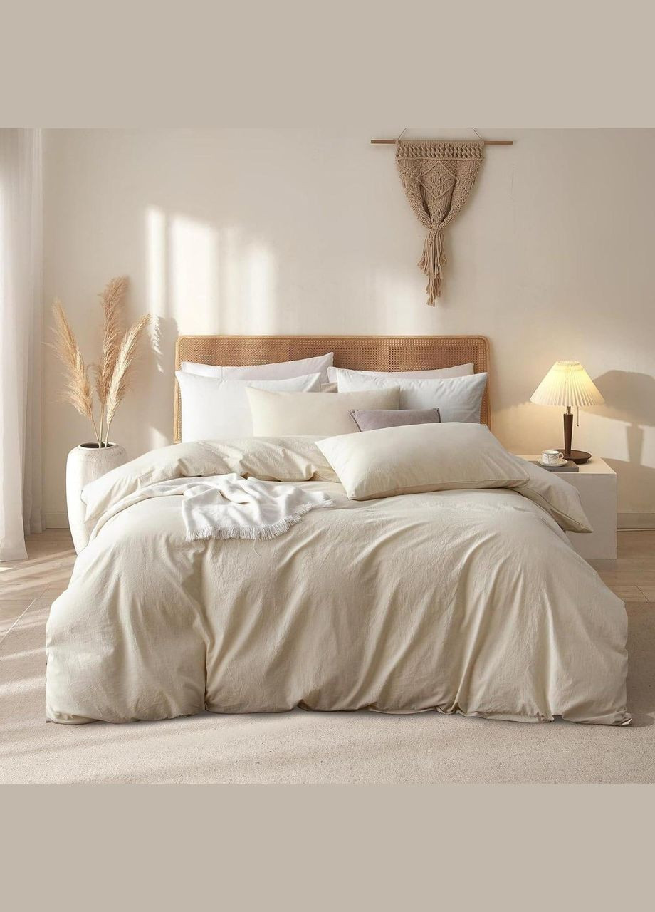 Постельное белье из мягкого материала 150 x 210 см Семейный (ВЕ5203В-44) No Brand (306634086)