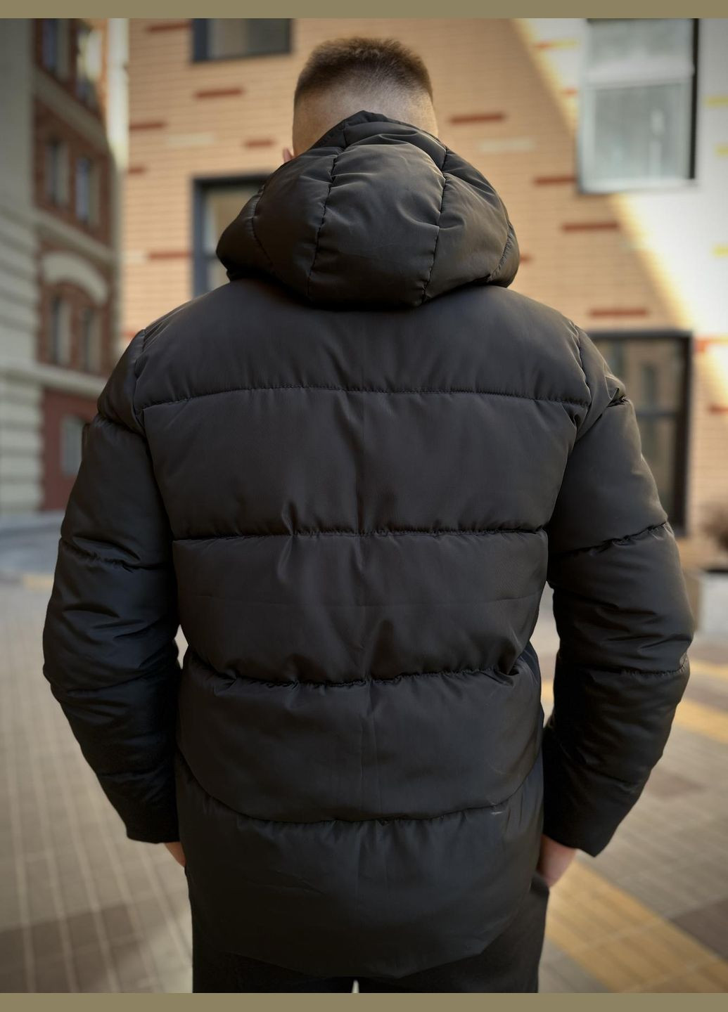 Черная зимняя 3 в 1 куртка зимняя + кофта на змейке + брюки комплект до -25℃ No Brand