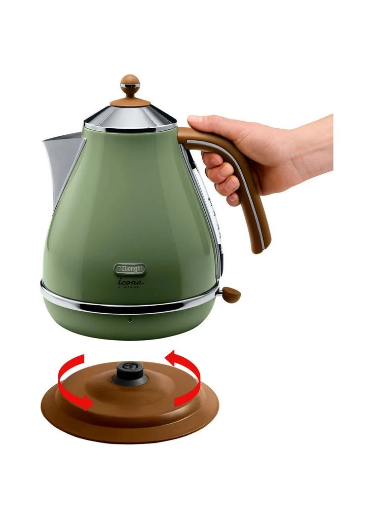 Электрочайник Icona Vintage KBOV 2001.GR [120070] Delonghi (398657702)