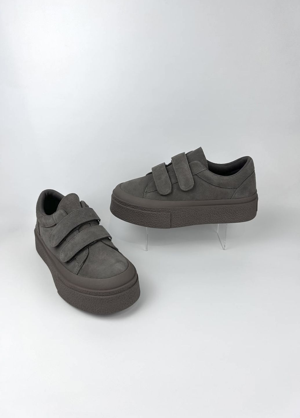 Кросівки із замші для жінок Hengji бежеві демісезони (351376744)