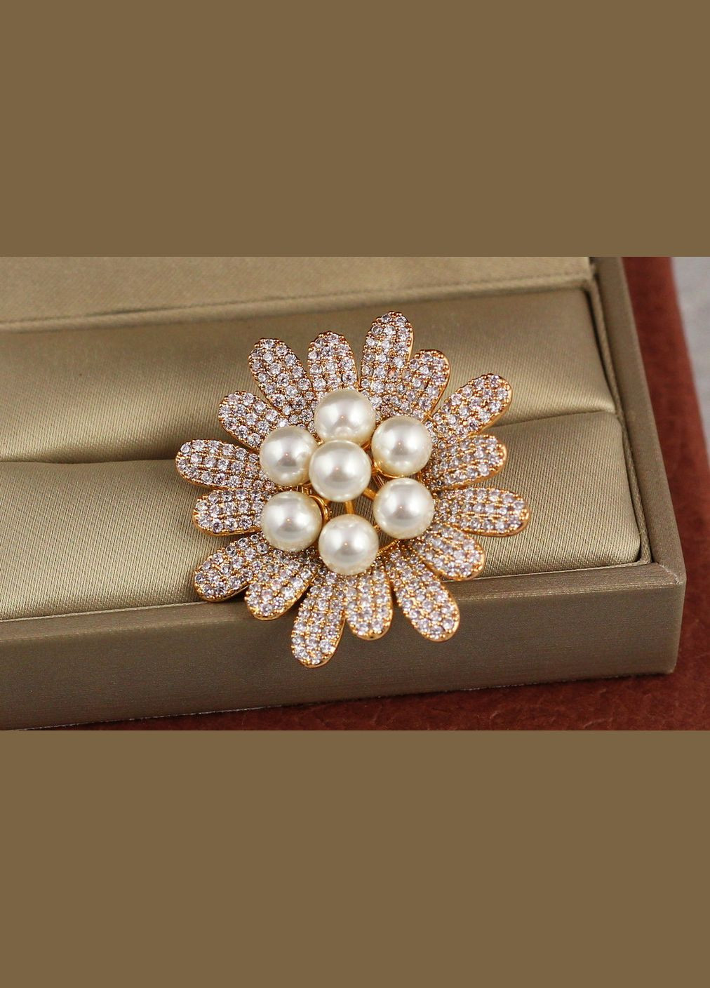 Брошь Снежка золотистая Xuping Jewelry (316433848)