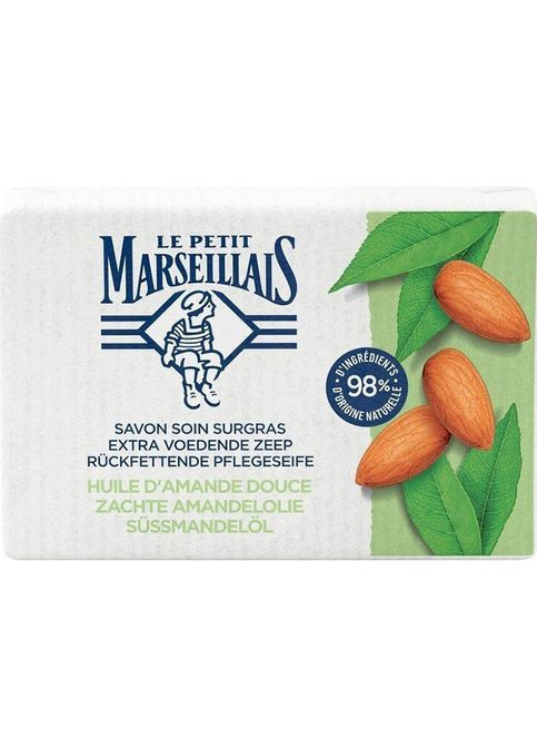 Твердое мыло с маслом Сладкого миндаля 100г х 2шт (3574661258539) Le Petit Marseillais (323429959)