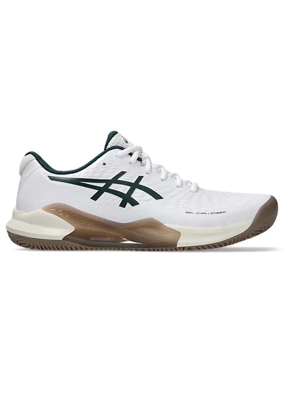 Жіночі кросівки GEL-CHALLENGER 14 clay Білий Оливковий Asics комбіновані демісезони (367588955)