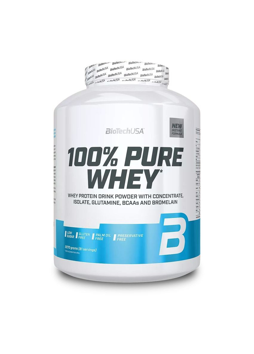 Протеїн 100% Pure Whey, 2.27 кг Рисовий пудинг Biotech (334891143)