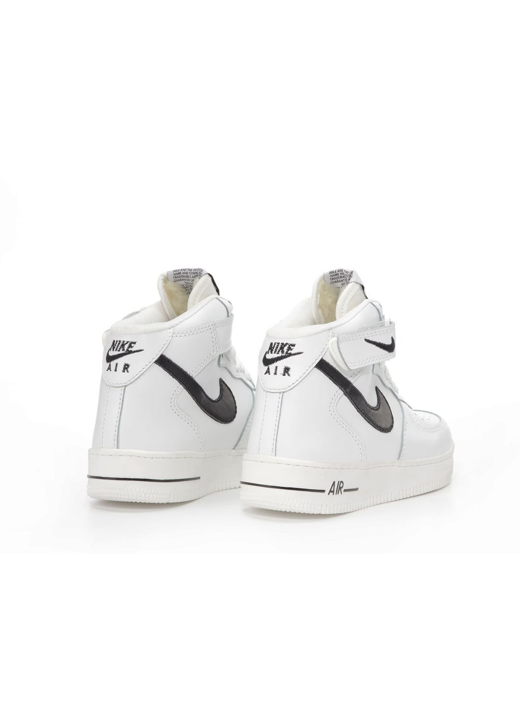 Кросівки зимові жіночі і чоловічі Nike Air Force 1 winter high white fur | Найк Аір Форс 1 високі білі з хутром No Brand білі зими (309006113)