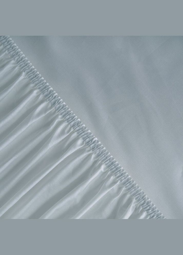 Простирадло на гумці з наволочками Lia mavi блакитний 160*200+50*70 (2) Penelope (303289909)