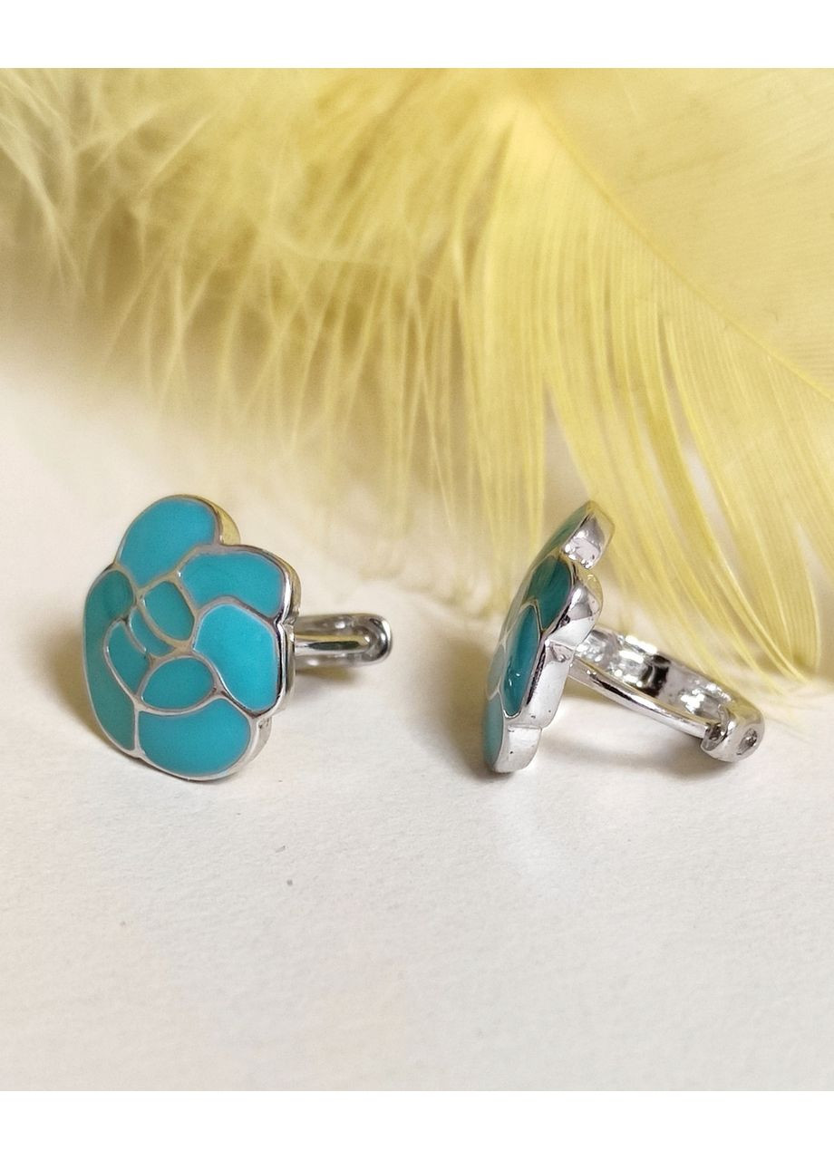 Серьги детские с эмалью родий Xuping Jewelry (370792362)