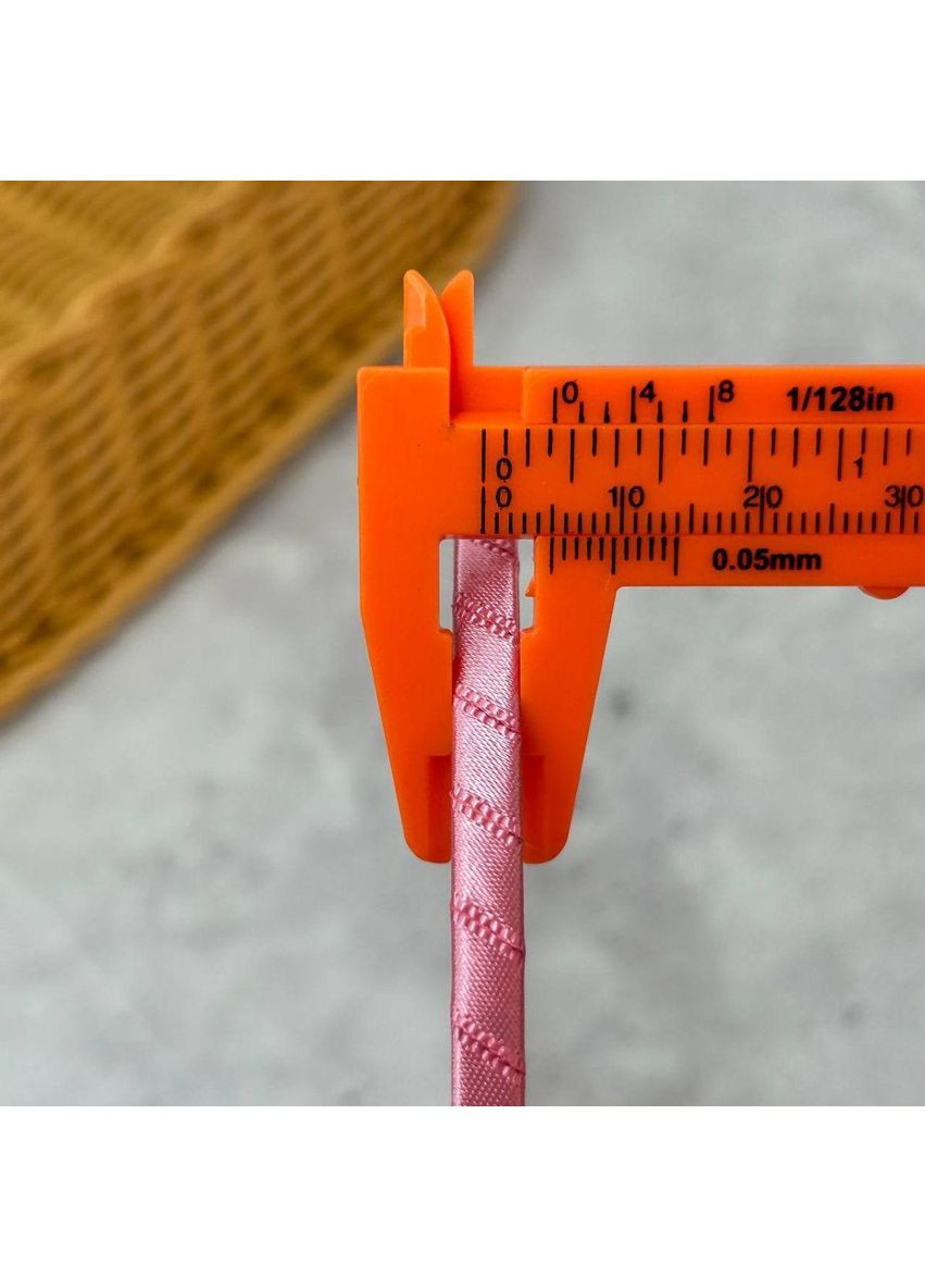 Обруч для волос атласный 5 мм - розовый Plus-plus (352751509)