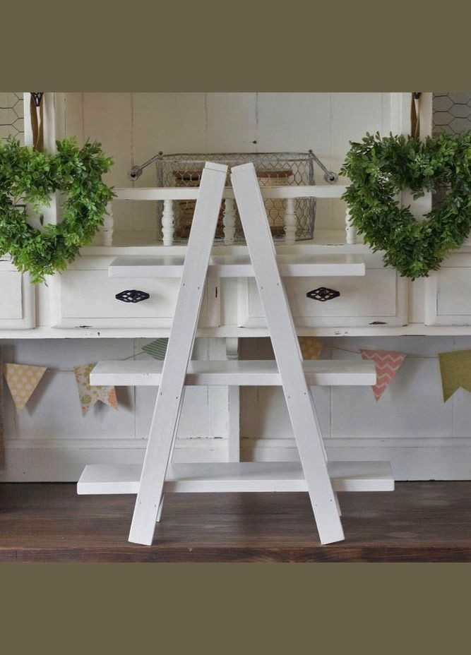 Підставка для квітів з дерева Антоніу 50х17х60 зефір (ЦСТ-003620) No Brand (328225429)