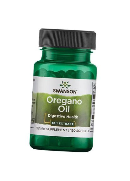 Олія орегано, Oregano Oil 10:1 Extract 150, 120гелкапс (71280081) Swanson (328060189)