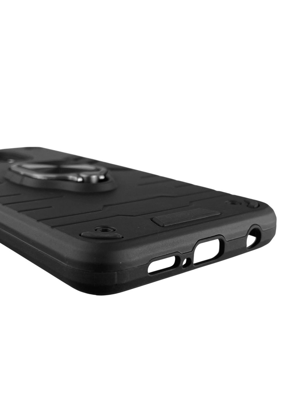 Чохол для телефона Redmi Note 9 Pro броньований з магнітним кільцем-тримачем на сяомі редмі нот 9 про чорний Xiaomi (366228635)