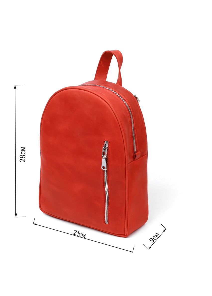 Кожаный винтажный женский рюкзак 21х28х9 см 16327 Shvigel (362417669)