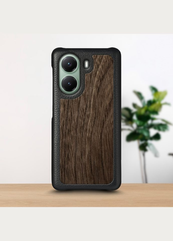 Кожаная накладка WoodBacker для Xiaomi Poco X7 Pro (78311) Stenk (323645171)