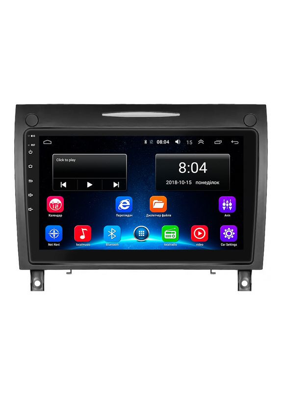 Штатна магнітола для Mercedes-Benz SLK-Клас II (R171) Рестайлінг 2008-2011 екран 9" (Base 2/32) 4шт Lesko (336201565)