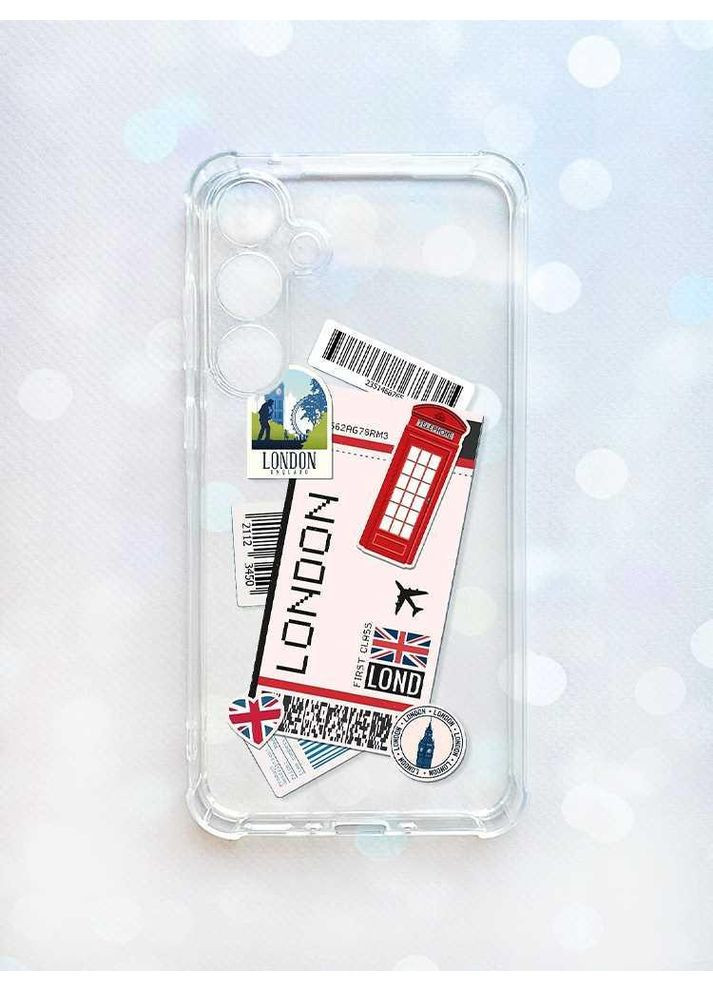 Чехол с утолщенными углами на Samsung Galaxy A35 (A356):: Путешествия. Лондон (принт 326) Creative (360690671)