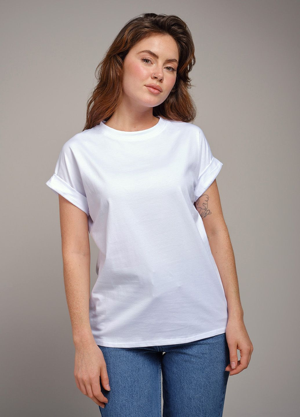 Белая демисезон футболка женская белая 342789 Power
