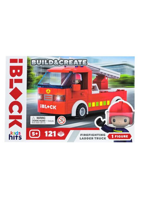Конструктор Junior Kids hits Build & create Firefighting ladder truck (KH43/001/1) Iblock (370625698)