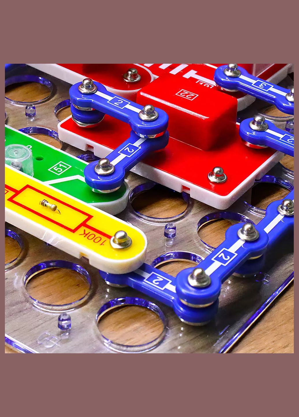 Конструктор электронный Свет и цвет RGB 24 схемы (D70700) DOKA (326805358)