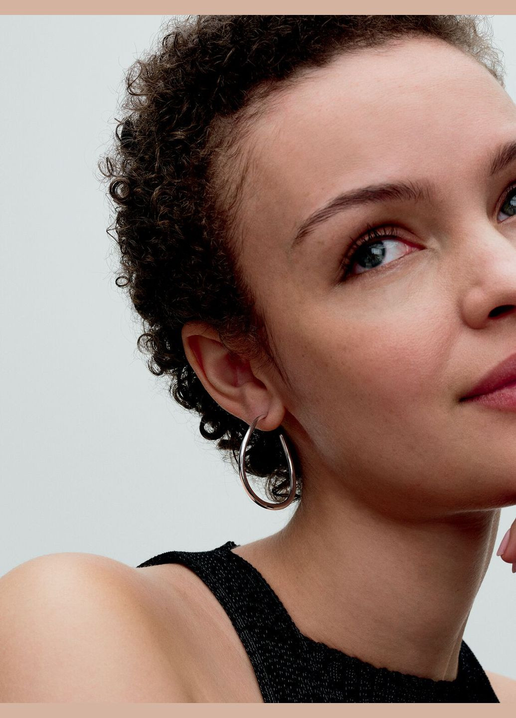 Срібні сережки Відкриті кільця No Brand (334305807)