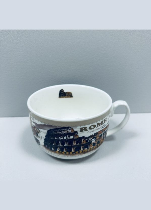 Чашка порцелянова "Rome" 700 мл 12.8*9 см XXL 3189 S&T (317343181)
