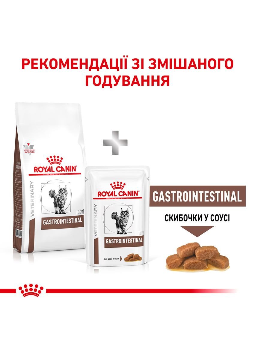 Сухий корм для дорослих кішок Gastro Intestinal Cat 2 кг (3182550771252) (39050201) Royal Canin (279569548)