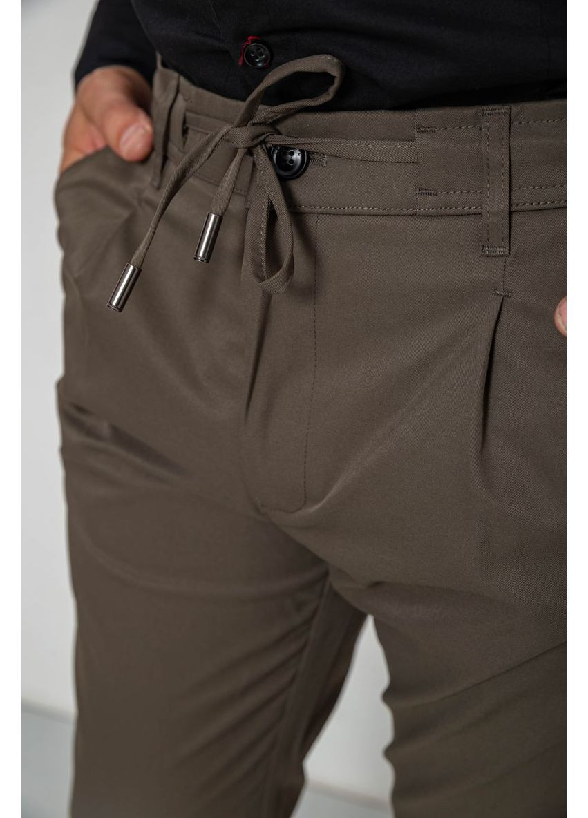 Штани чоловічі класичні однотонні, колір хакі, 157RU02-014 Ager (362046738)
