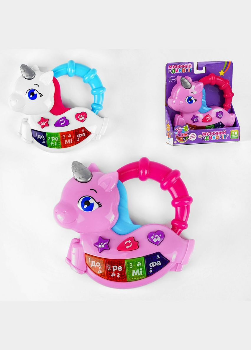 Піаніно "Музичний єдиноріг", бузковий (укр) MIC (296776343)