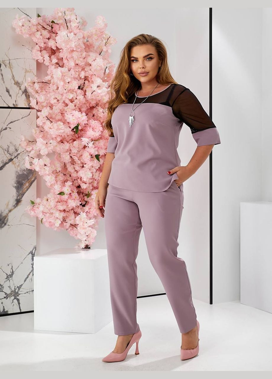 Стильний костюм з сіткою та кулоном No Brand (325608766)