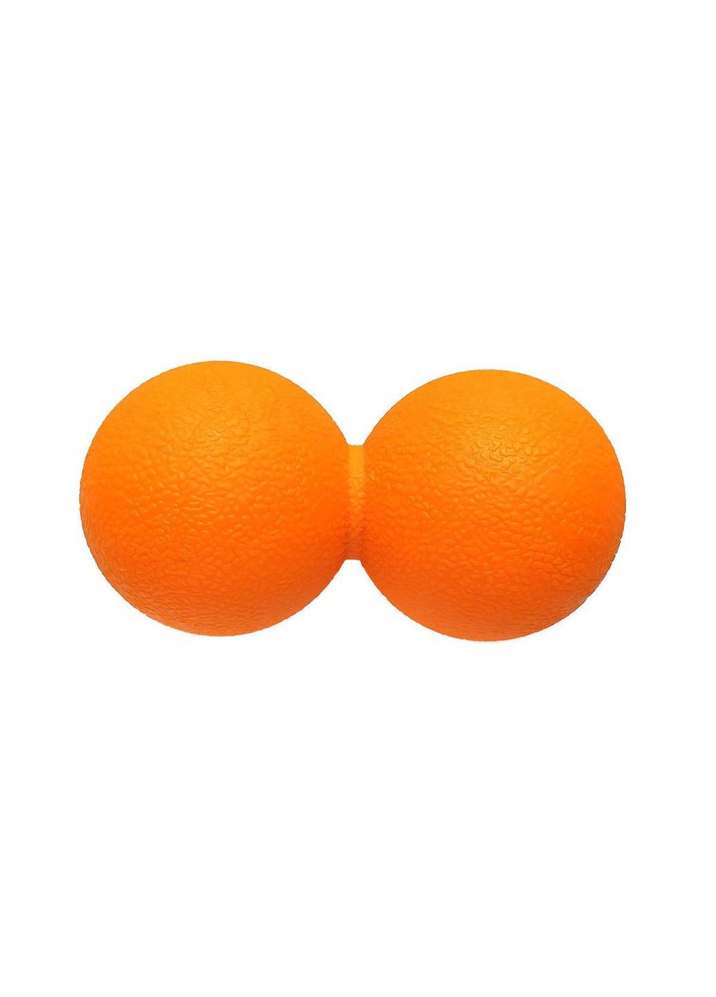 Массажный мячик TPR двойной 12х6 см EF-1062-O Orange EasyFit (290255540)