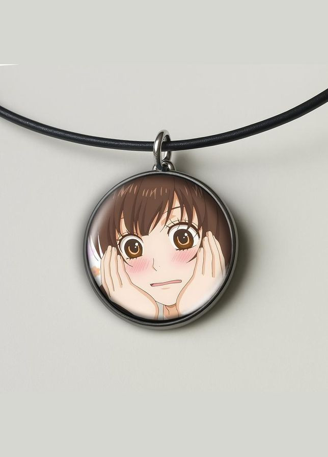 Набір підвіска (кулон) та брелок Аніме Вовчиця та чорний принц #01 (подарунковий набір) No Brand (332633073)