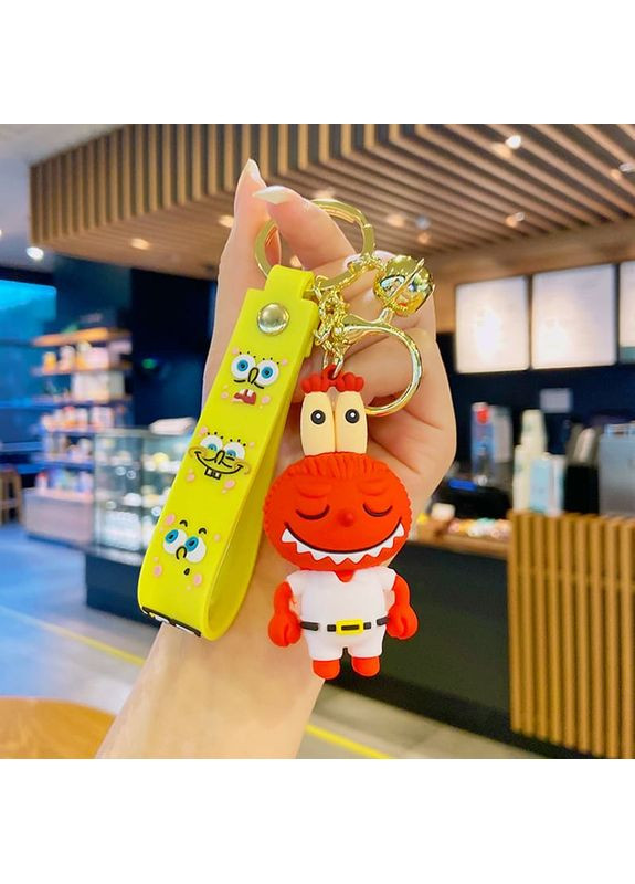 Брелок Містер Крабс Губка Боб сувенір для ключів та рюкзака подарунок фанатам мультфільму Nickelodeon (370603444)
