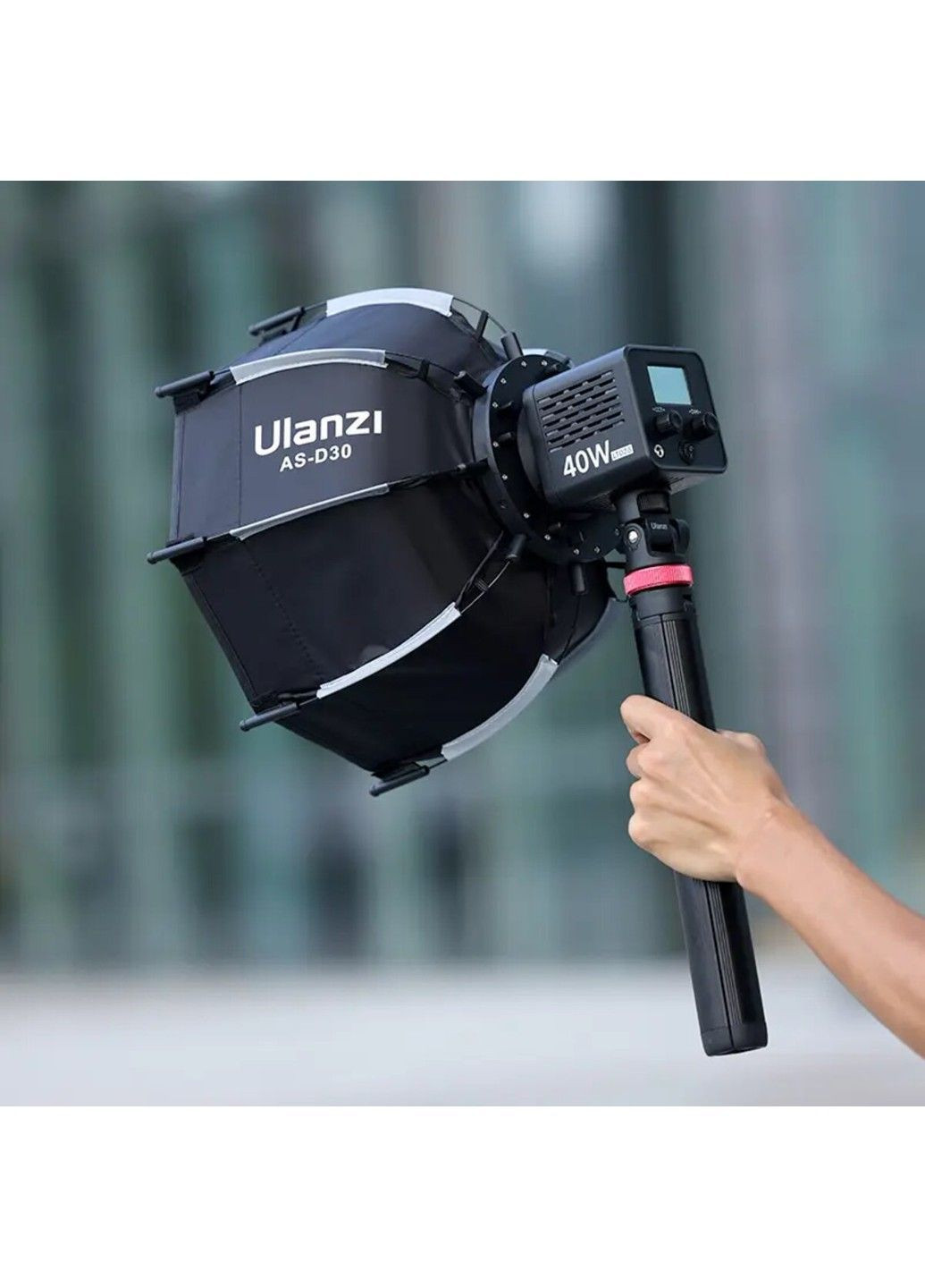 Софтбокс 30cm Octagonal Softbox with Mini Bowens Mount and Grid (UV-L083GBB1 AS-D30) Ulanzi (369456978)