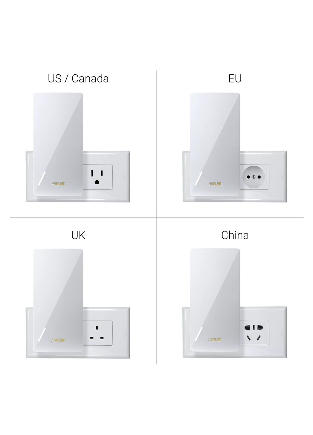 Расширитель покрытия WiFi RP-BE58 AX3000 1xGE LAN, MESH EU Asus (360395959)