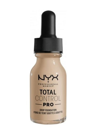 Тональна основа NYX Professional Total Control Pro Drop Foundation (13 мл) Alabaster (TCPDF 02) NYX Professional Makeup (280266112)