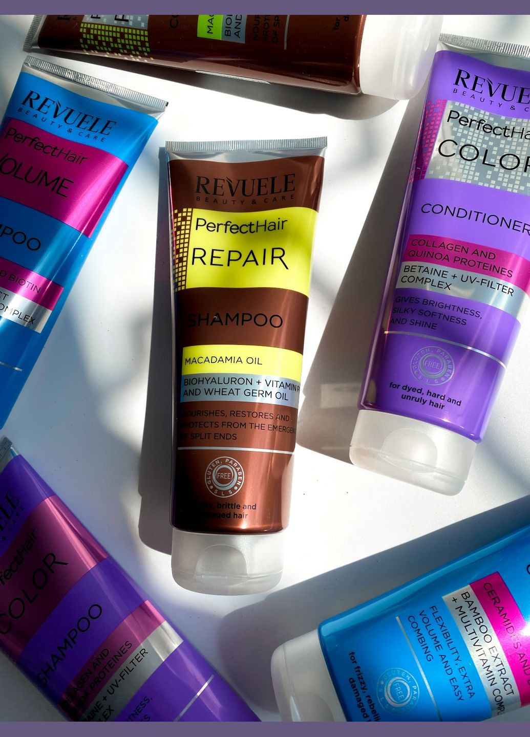 Шампунь для поврежденных волос Perfect Hair 250 мл REVUELE Шампунь для пошкодженого волосся (323165661)