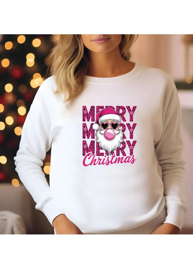 Термоналипка "Merry christmas" санта с резинкой (8479) No Brand (365730962)